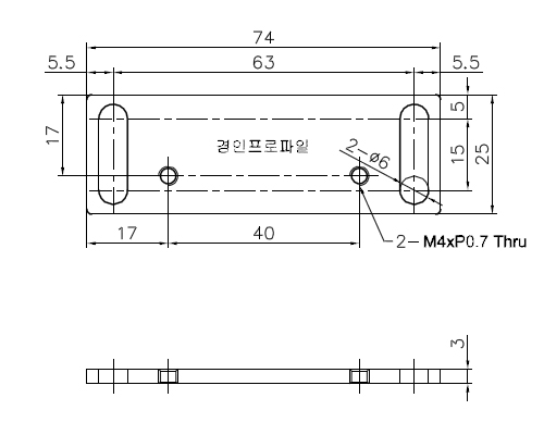 자석브라켓(DML-17고정용)